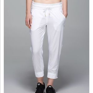 Lululemon white Tear Away Pants